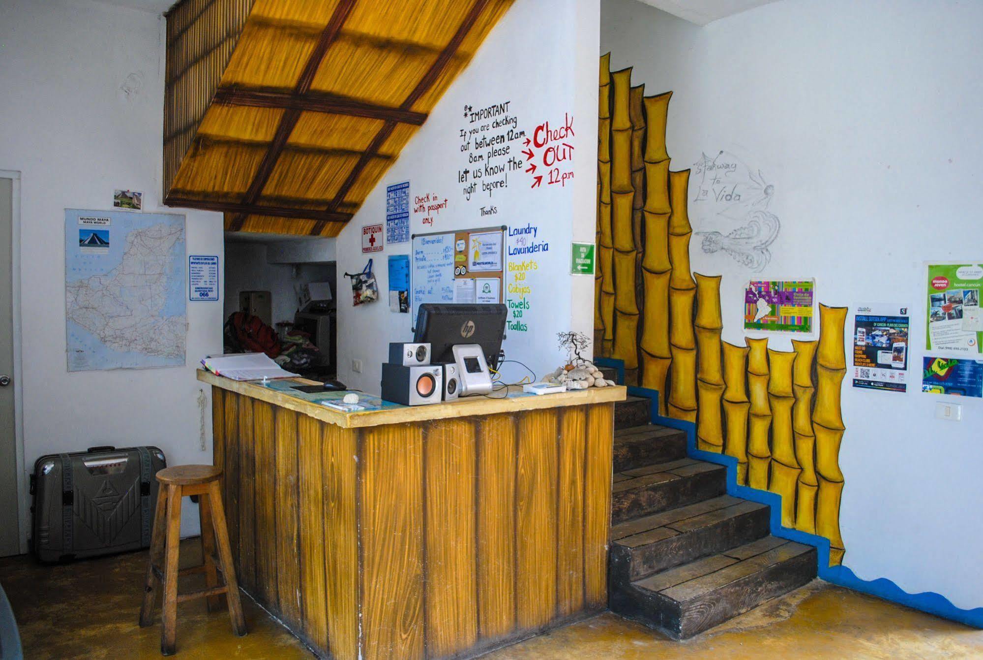 Hostal Vive La Vida بلايا ديل كارمن المظهر الخارجي الصورة